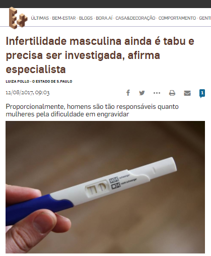 Infertilidade masculina ainda é tabu e precisa ser investigada, afirma especialista