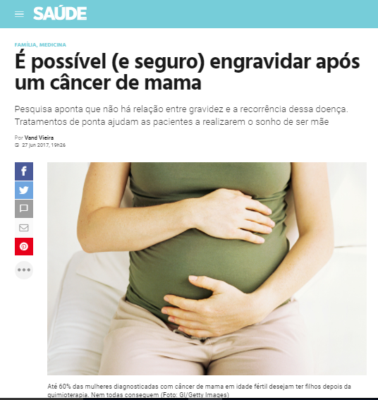 É possível (e seguro) engravidar após um câncer de mama